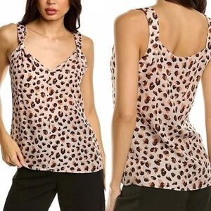 Theory Silk Multicolored Tank - Size XS